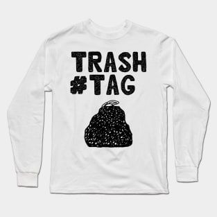 Trashtag hand drawn design version 2 Long Sleeve T-Shirt